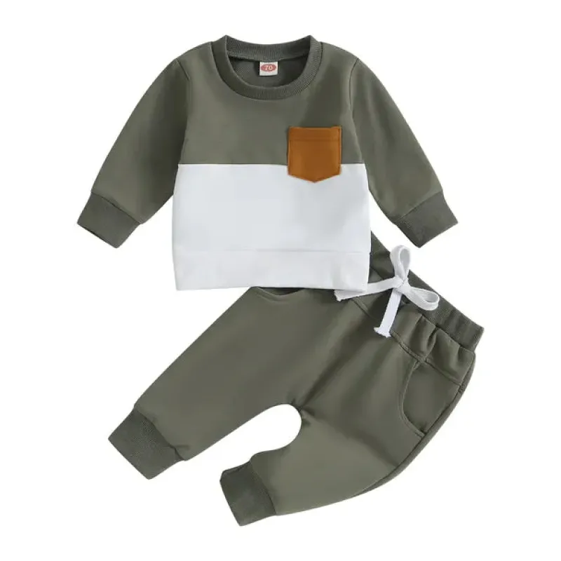 Peuter Trainingspak Katoen Mini Fashion™ - Træningsdragt i bomuld til småbørn Discount