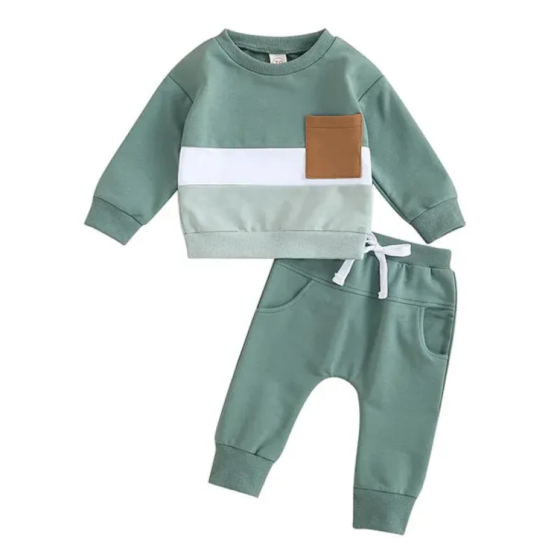Peuter Trainingspak Katoen Mini Fashion™ - Træningsdragt i bomuld til småbørn Discount