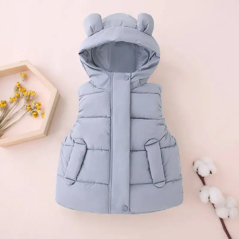 Mini Fashion™ - Varm & Trendy - Vest med Hætte Fashion