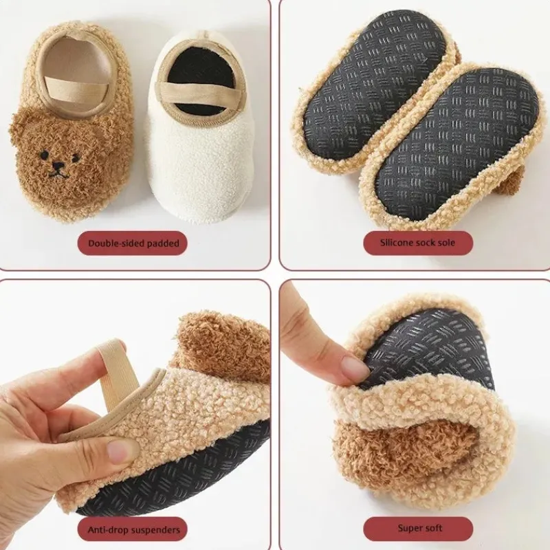 Mini Fashion™ - Varme & Bløde - Hjemmesko til Børn Outlet
