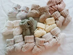 Mini Fashion™ - Varme og stilfulde - Strikkede Babysutsko Discount