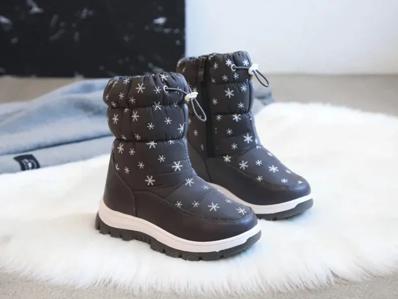 Mini Fashion™ - Varme og Vandtætte - Snestøvler til Piger Best