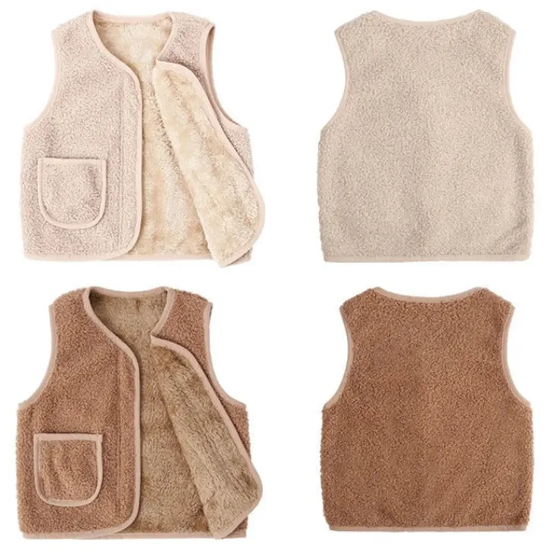 Mini Fashion™ - Vest i lammeuldslook Outlet