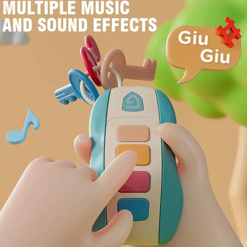 Music Car Key™ - Melodiøs køretur - Musikalsk legetøj Fashion
