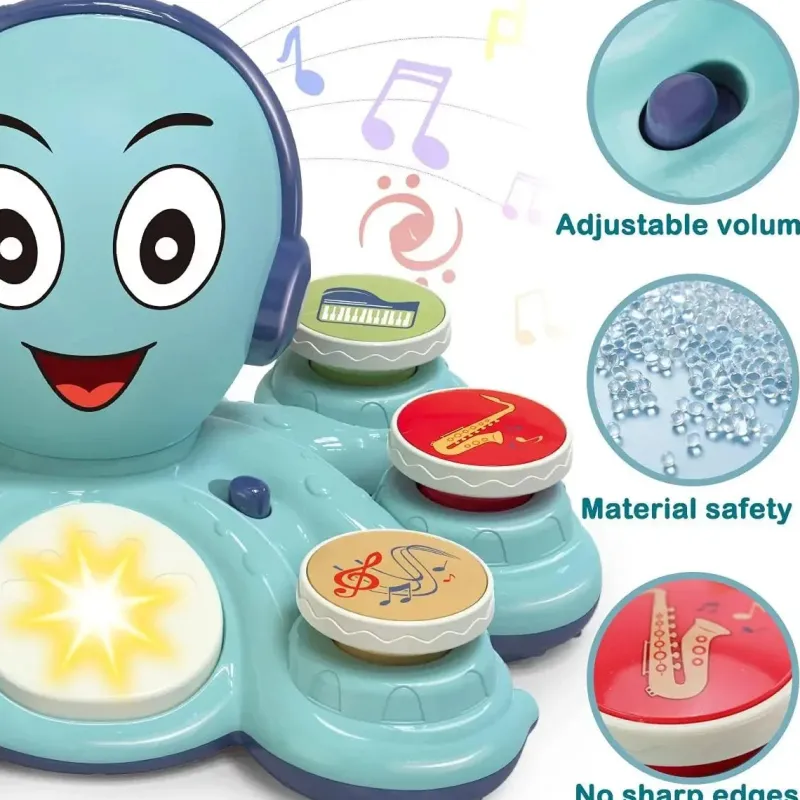 Musical Octo™ - Blæksprutte Musikfest - Musiklegetøj Sale