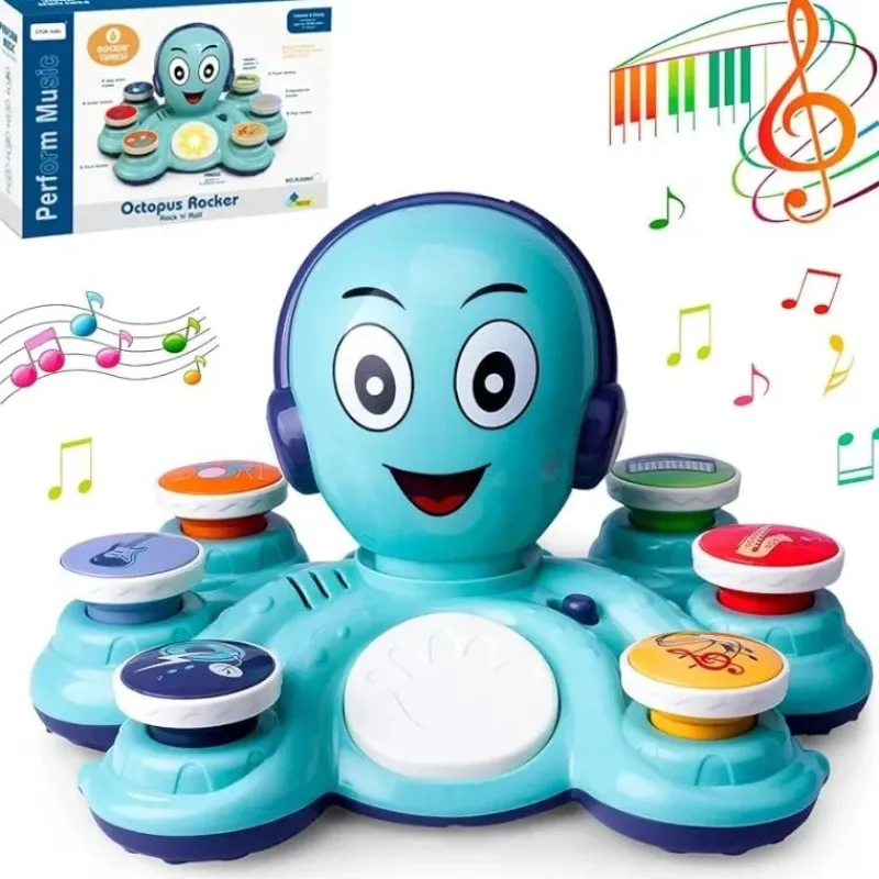 Musical Octo™ - Blæksprutte Musikfest - Musiklegetøj Sale