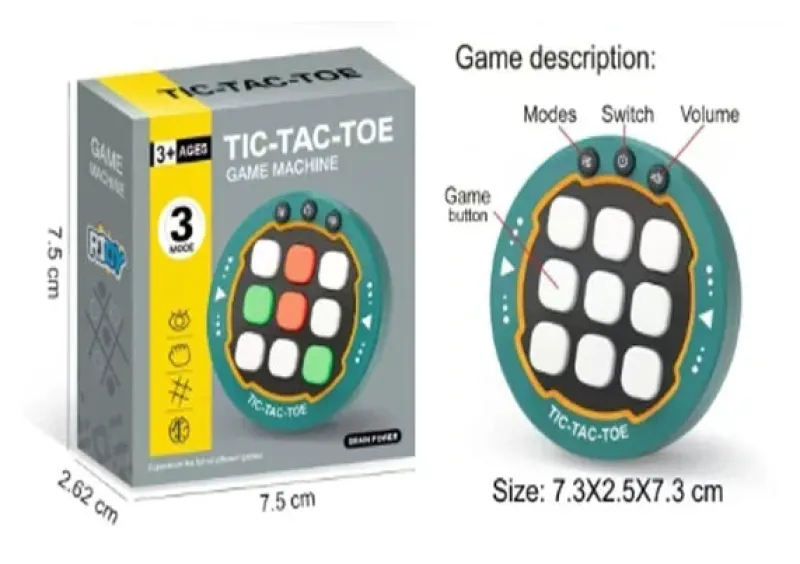 Portable Tic Tac Toe™ - Lommespil - Kryds og Bolle Hot
