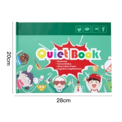 Quiet Book™ - Udvikler finmotorikken - Lærebog Clearance