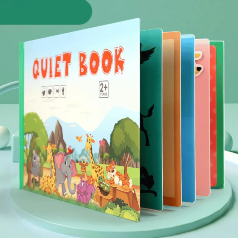 Quiet Book™ - Udvikler finmotorikken - Lærebog Clearance