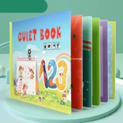 Quiet Book™ - Udvikler finmotorikken - Lærebog Clearance
