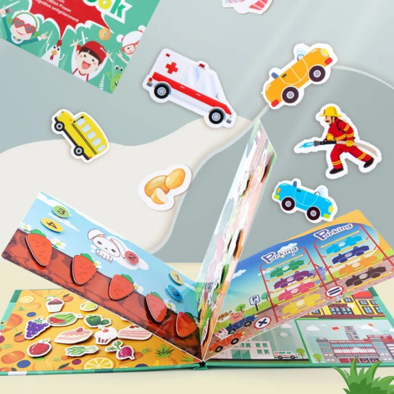 Quiet Book™ - Udvikler finmotorikken - Lærebog Clearance