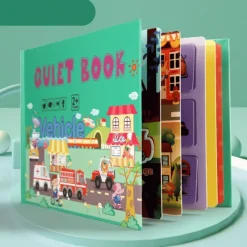 Quiet Book™ - Udvikler finmotorikken - Lærebog Clearance