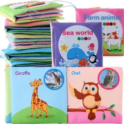 Soft Tail Book™ – Sjov med bløde haler – Bog med sanselige dyr til babyer Best