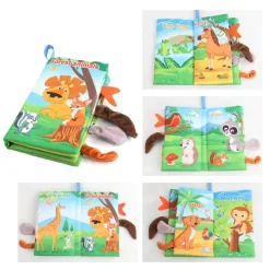 Soft Tail Book™ – Sjov med bløde haler – Bog med sanselige dyr til babyer Best