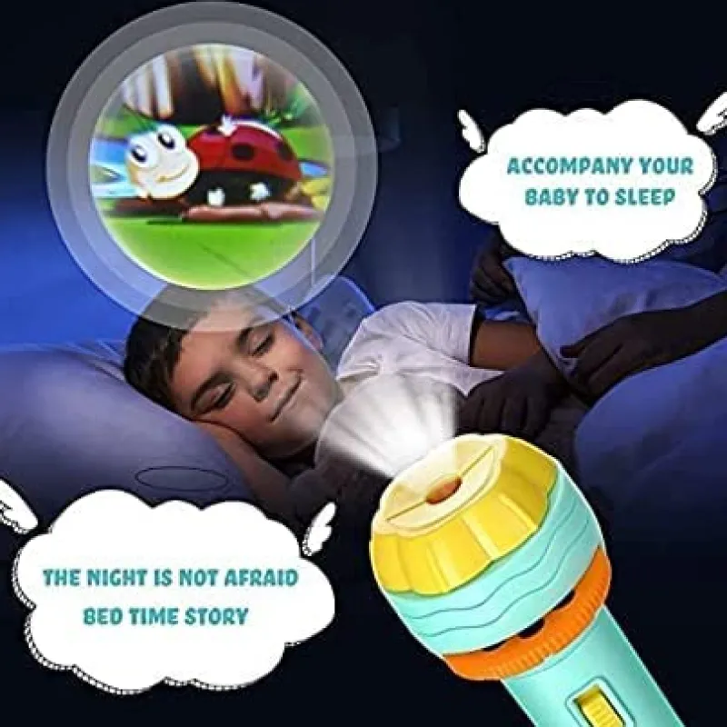 Story Torch™ - Magi ved sengetid - projektor med lommelygte Best