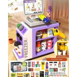 Supermarket Set™ - Indkøbssjov til hjemmet - Legetøjs kasseapparat Best
