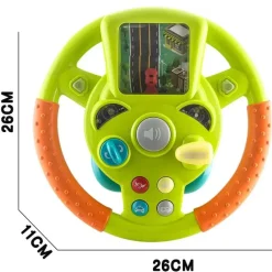 Toy Steering Wheel™ - Mini-rat, Maksimal Sjov - Legetøjsrat New