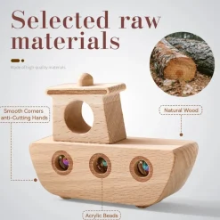 Woods™ – Bådsjov for Begyndere – Træbåd Fashion