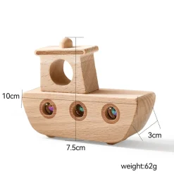 Woods™ – Bådsjov for Begyndere – Træbåd Fashion