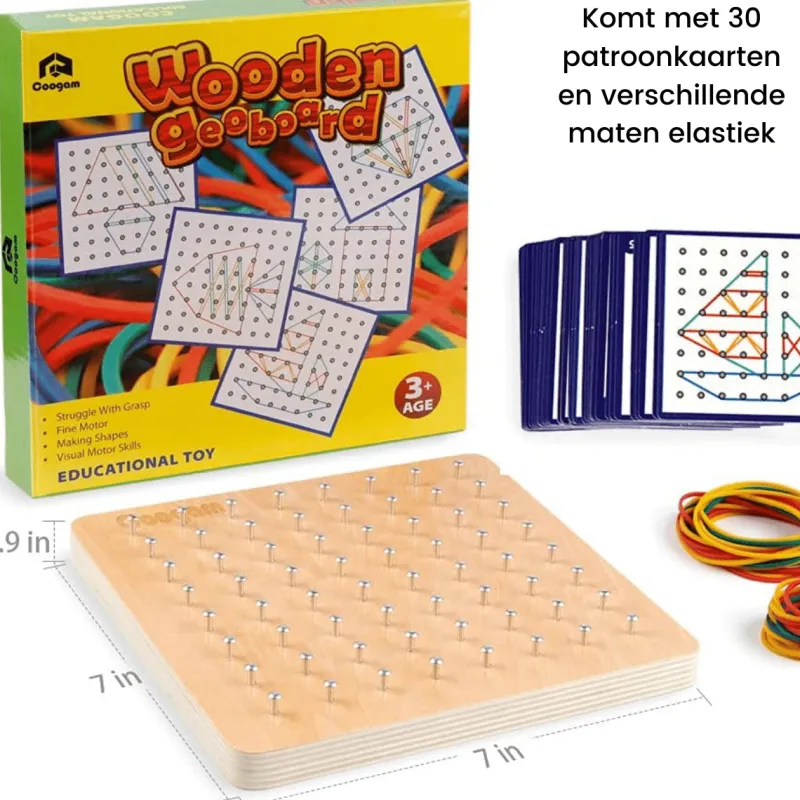 Woods™ | Find forbindelserne - Geometrisk bræt Discount