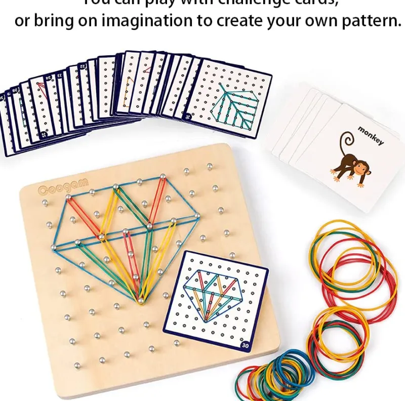 Woods™ | Find forbindelserne - Geometrisk bræt Discount