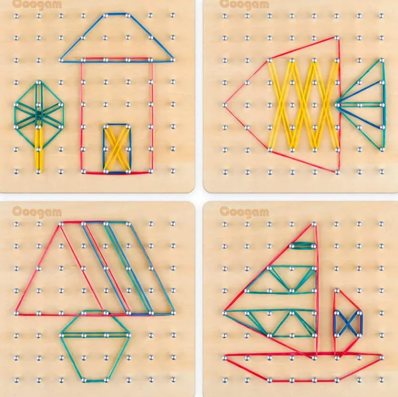 Woods™ | Find forbindelserne - Geometrisk bræt Discount