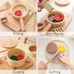 Woods™ - Mini-kokke På Vej - Legekøkken-sæt i træ Outlet
