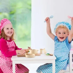 Woods™ - Mini-kokke På Vej - Legekøkken-sæt i træ Outlet