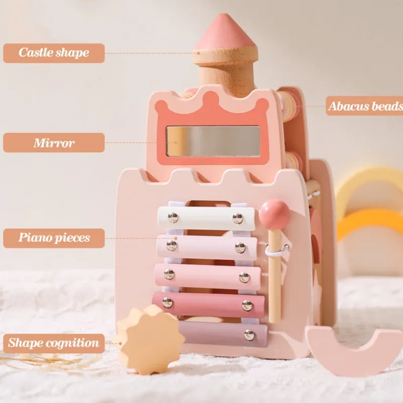Woods™ - Montessori Magi - Prinsesseslot i træ Fashion