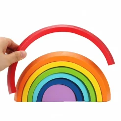 Woods™ | Montessori regnbue i træ Discount