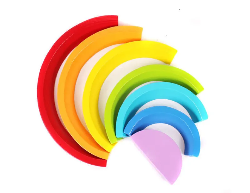 Woods™ | Montessori regnbue i træ Discount