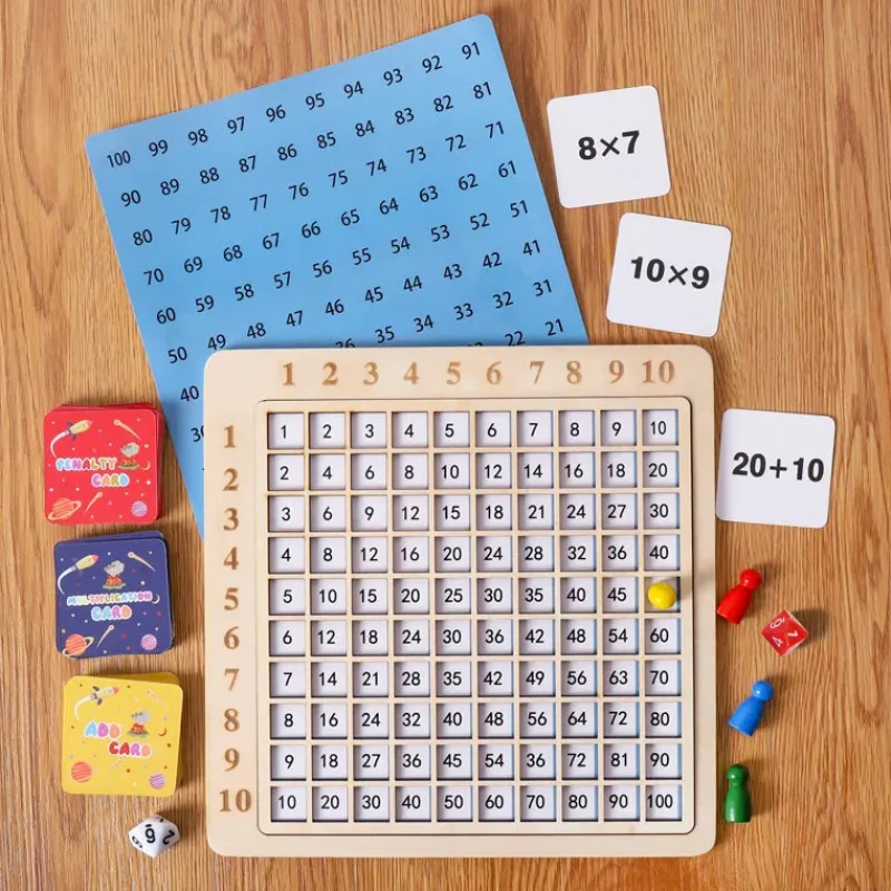Woods™ - Multiplikation gennem leg - Matematisk brætspil Hot