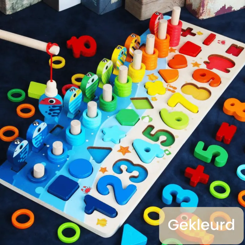 Woods™ | Udvikle færdigheder - Montessori træspilbræt New