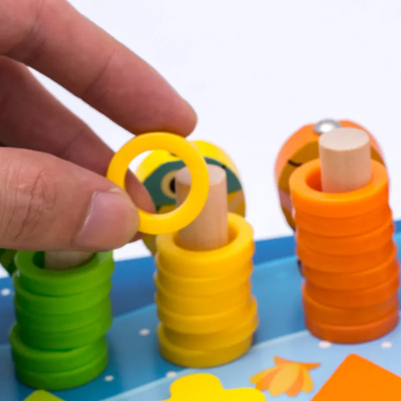 Woods™ | Udvikle færdigheder - Montessori træspilbræt New
