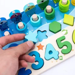 Woods™ | Udvikle færdigheder - Montessori træspilbræt New